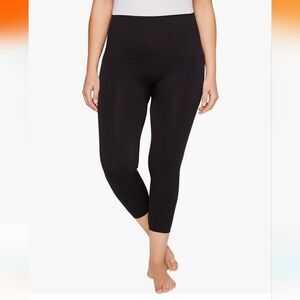 Spanx Active Crop Cropped Black Leggings S Small